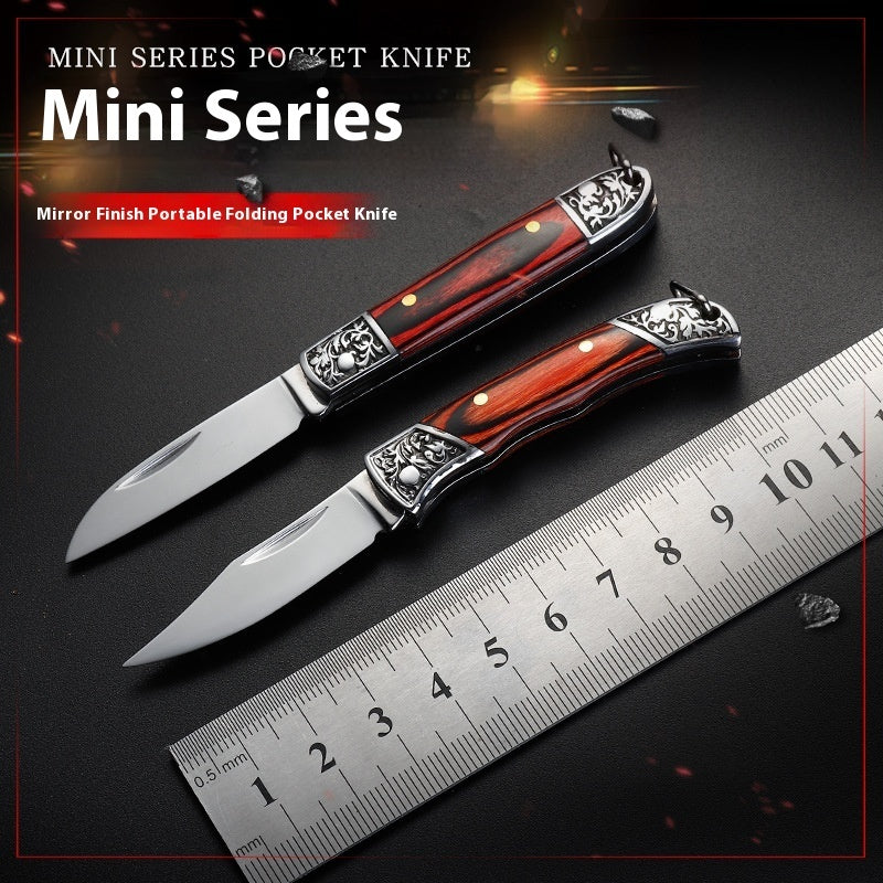 Acrylic Handle Portable Outdoor Folding Knife