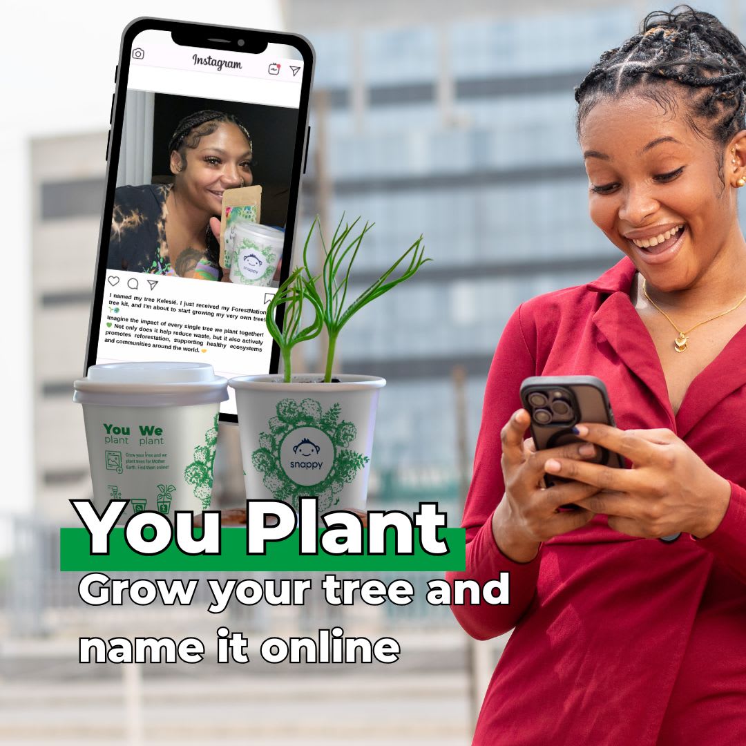Pack of 500 Tree Kit Cups, We Plant 5000 More Trees