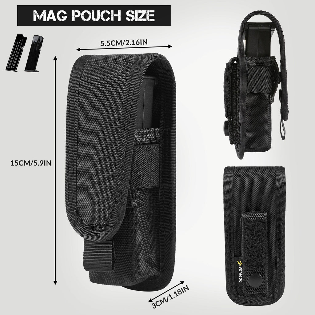VOTAGOO® Single Double Nylon Mag Pouch-1