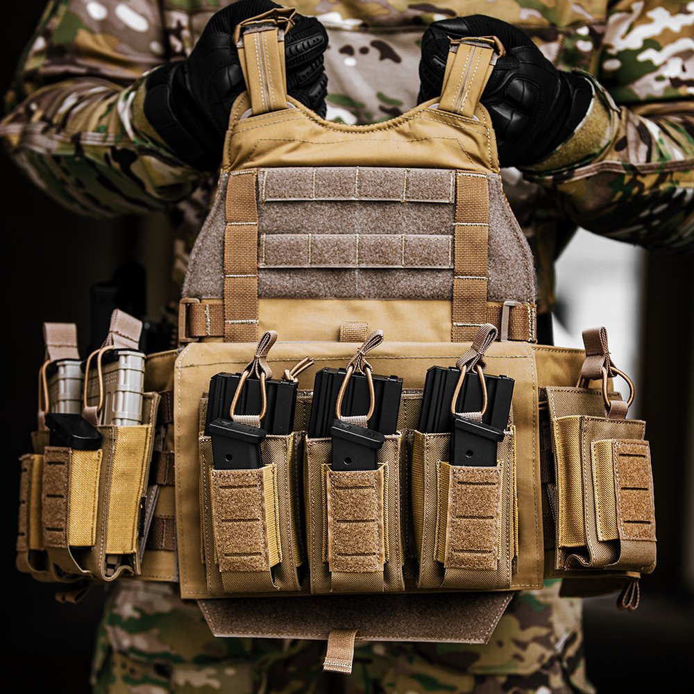 Molle Mag Pouch 5.56mm 9mm Open-Top Magazine Pouch-1