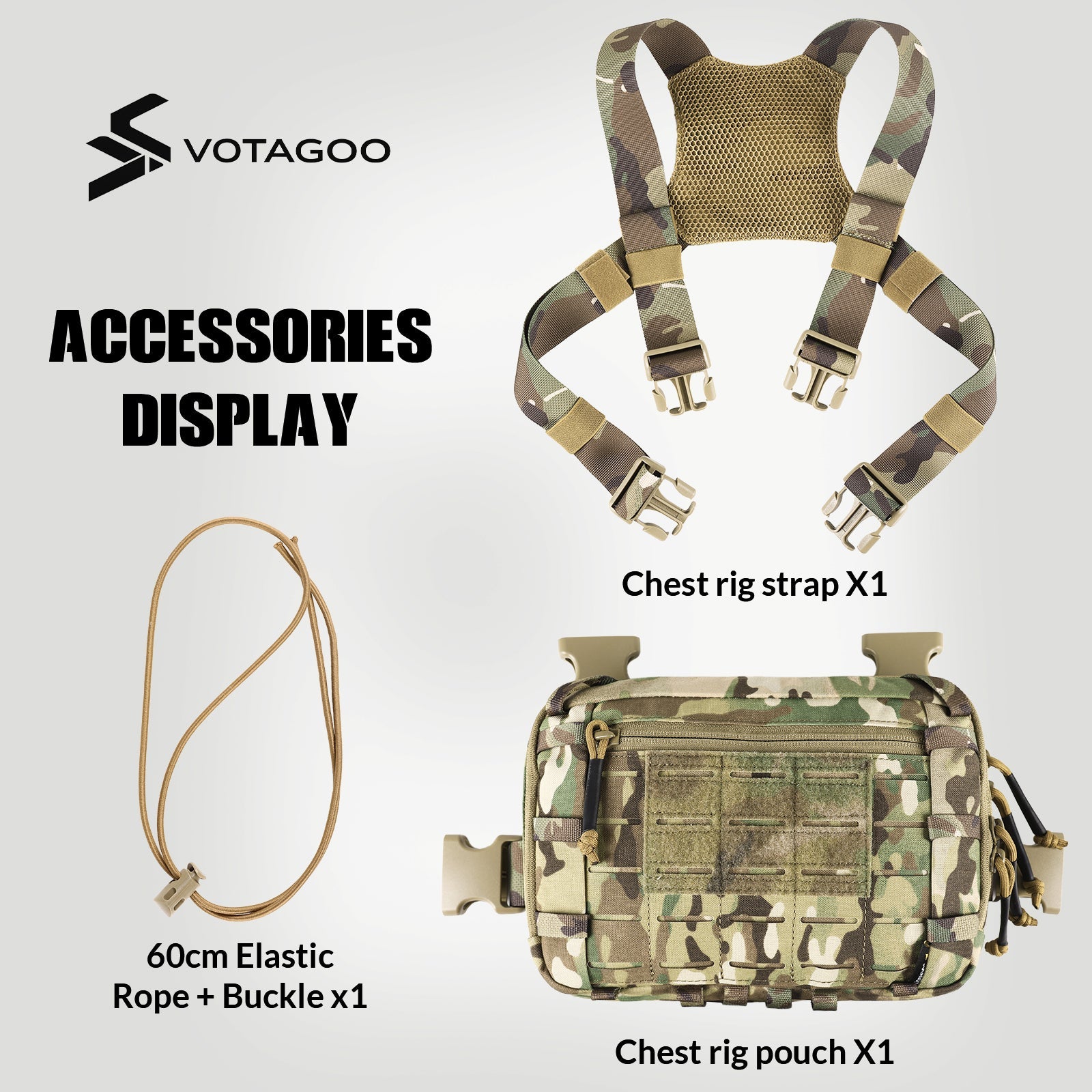 VOTAGOO® Tactical EDC Chest Rig