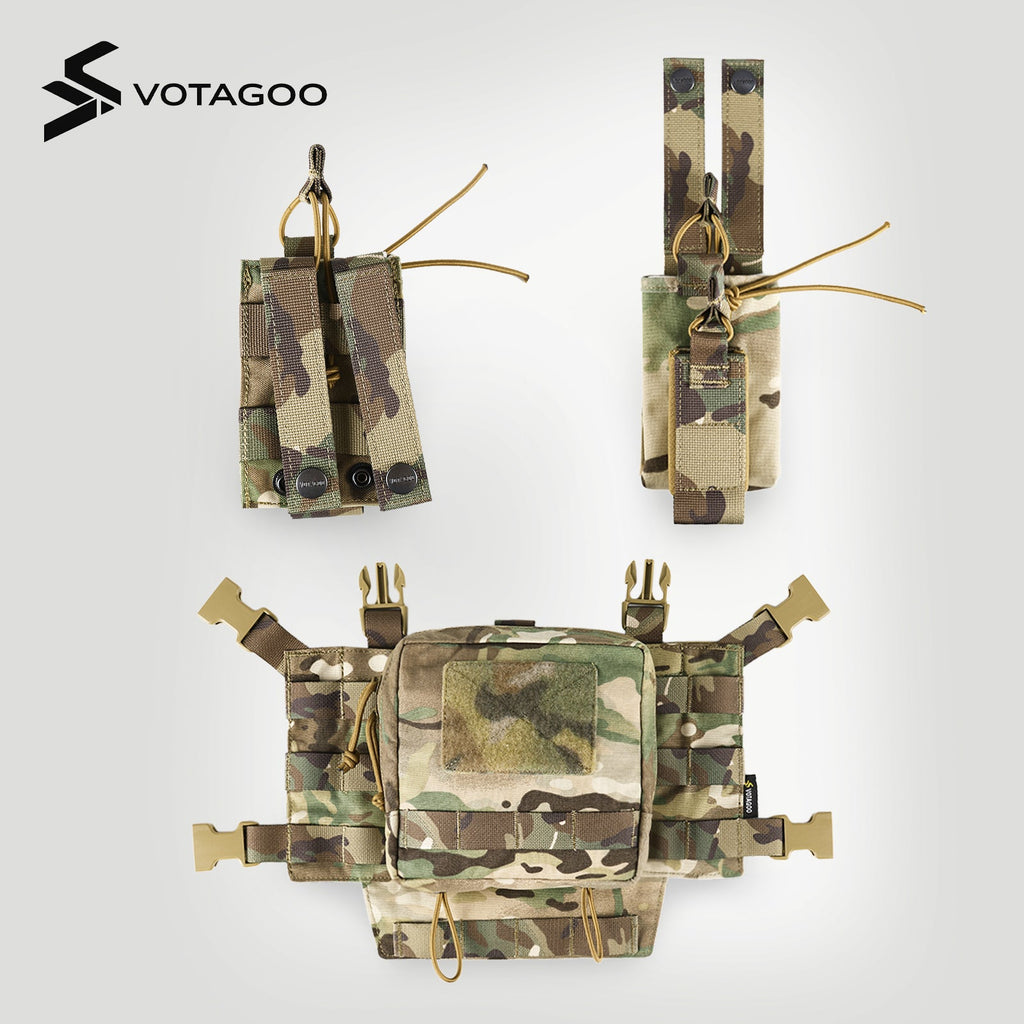 VOTAGOO® Adjustable & Detachable Tactical Chest Rig