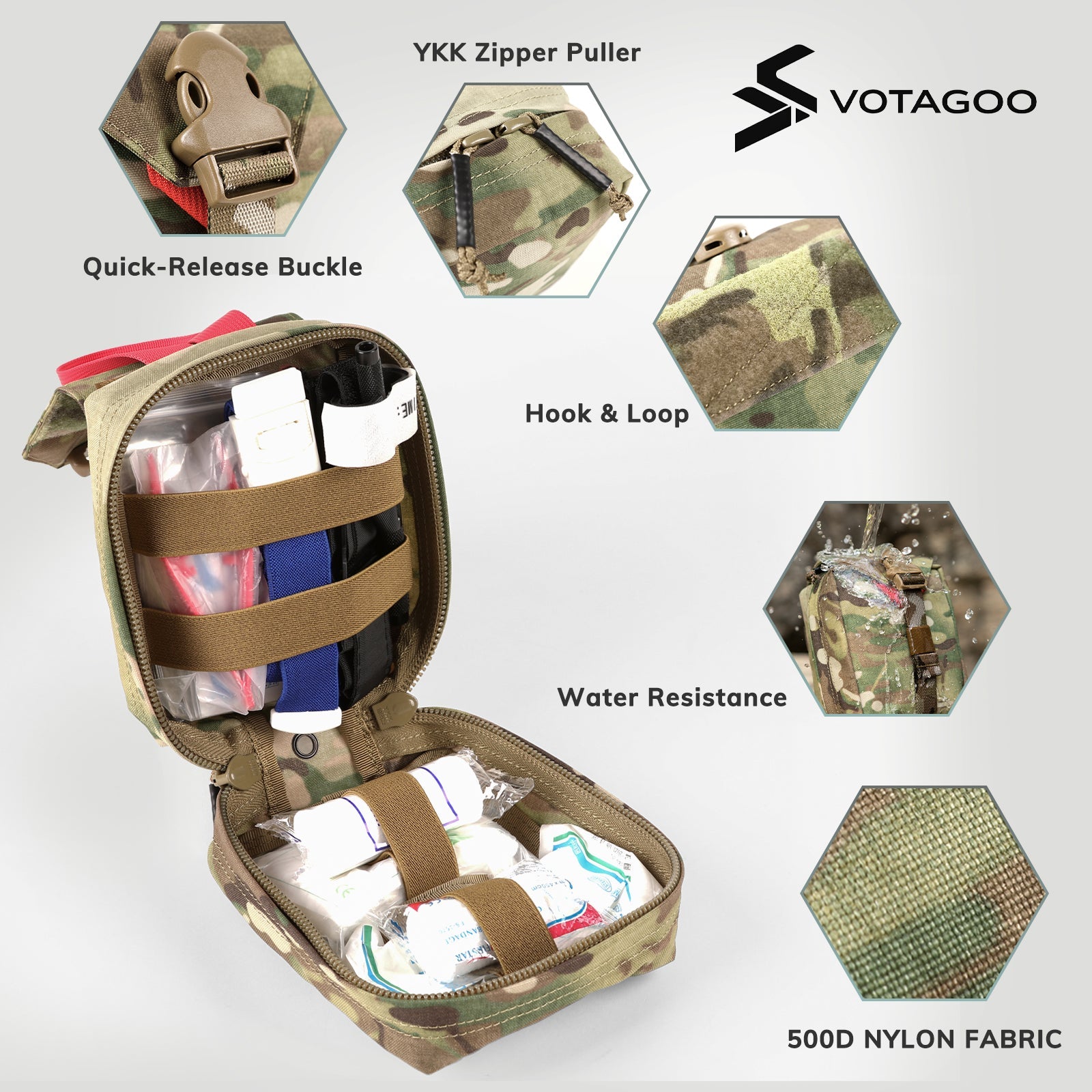 VOTAGOO® Tactical IFAK Pouch