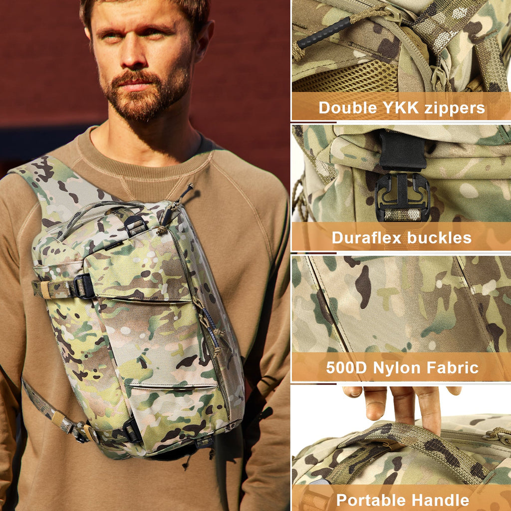VOTAGOO® 13L Tactical Sling Bag
