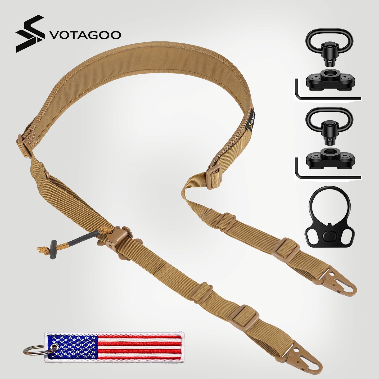 VOTAGOO® QD 2 Point Rifle Sling