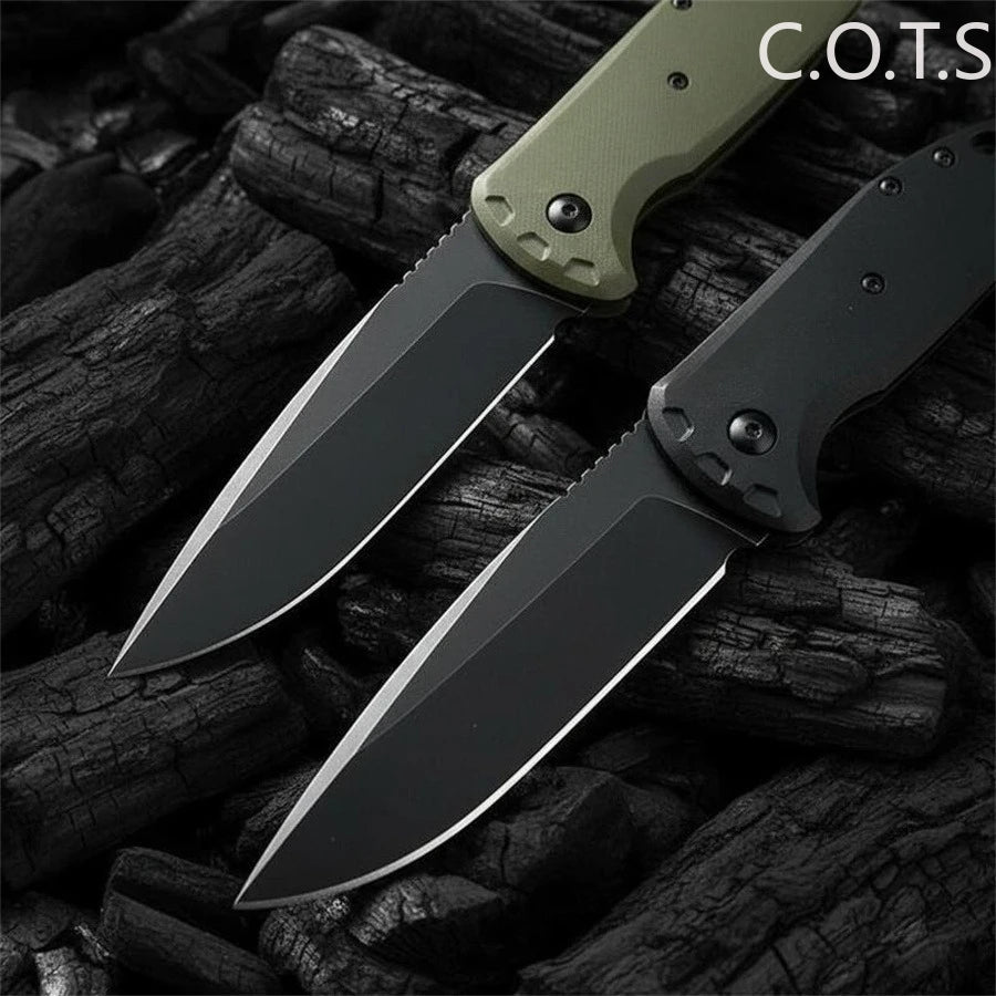 BM 4300 G10 Handle D2 Blade Wilderness Exploration, Hunting, Sharp Cutting, Convenient Carry, Multi-functional Tactical Knives
