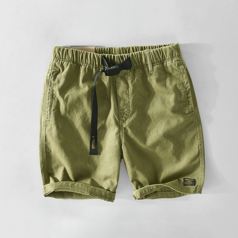 Men's Cotton Casual Workwear Five Point Shorts