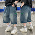 New Summer Teen Boys Shorts Jeans Fashion Ripped Hole Denim Short Pants For 5-14 Years Kids Children Trousers