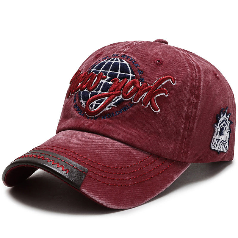 NY Old Letter Embroidered Hat Made