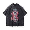 Washed And Made Old Fashion Brand Half-sleeve Couple American T-shirt