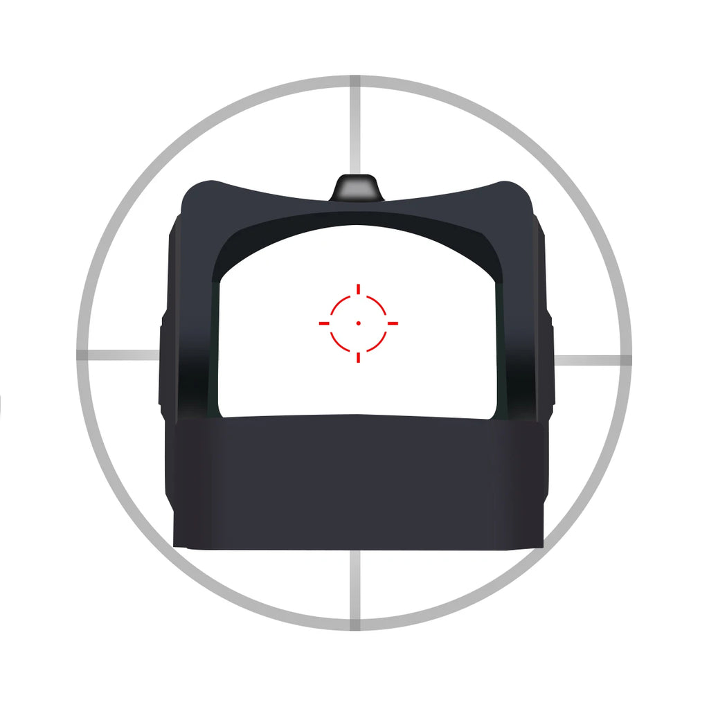 RM-HD High-definition Automatic Photosensitive Metal Holographic Sight Red Green Dot Tactical Sight for Glock17/19 Base Mount