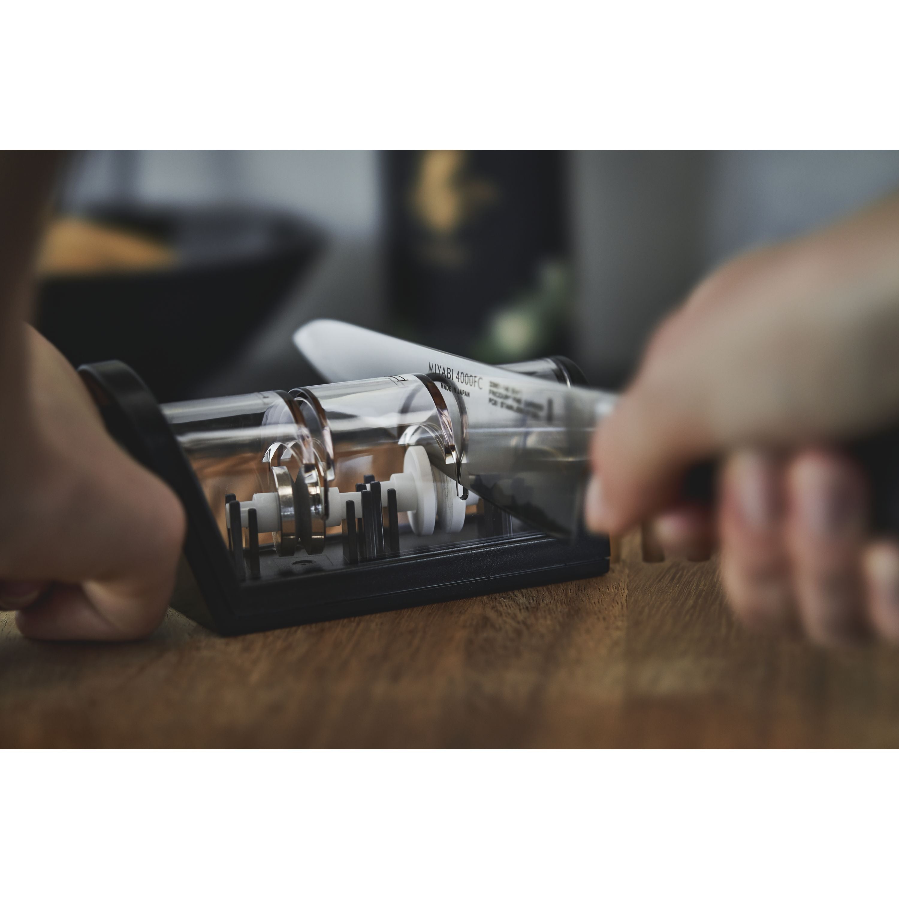 MIYABI Knife Sharpener Black