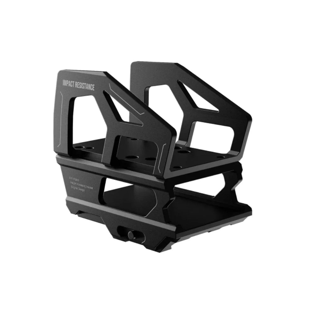Tactical Red Dot Sight Protective Exoskeleton Universal Airsoft Scope Case 20mm Picatinny Rail Riser Heightening Bracket Gear