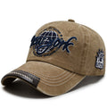 NY Old Letter Embroidered Hat Made
