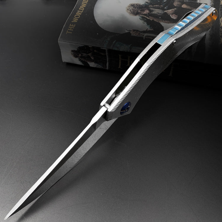 High Hardness Outdoor Folding Knife Portable Spring