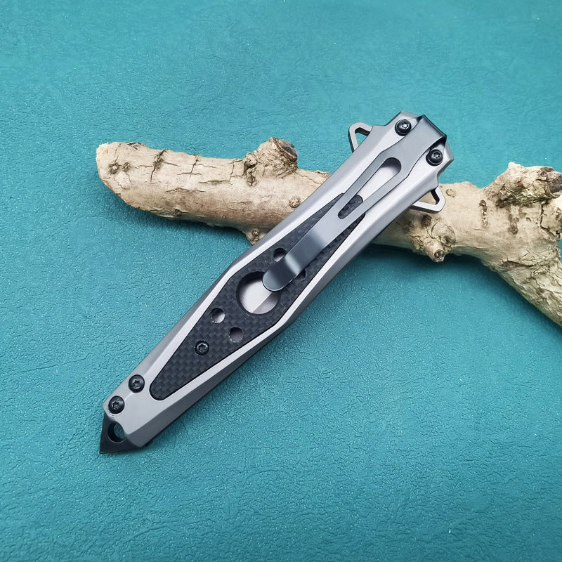 Folding Knife G10 Handle Tail Hammer Escape Tool