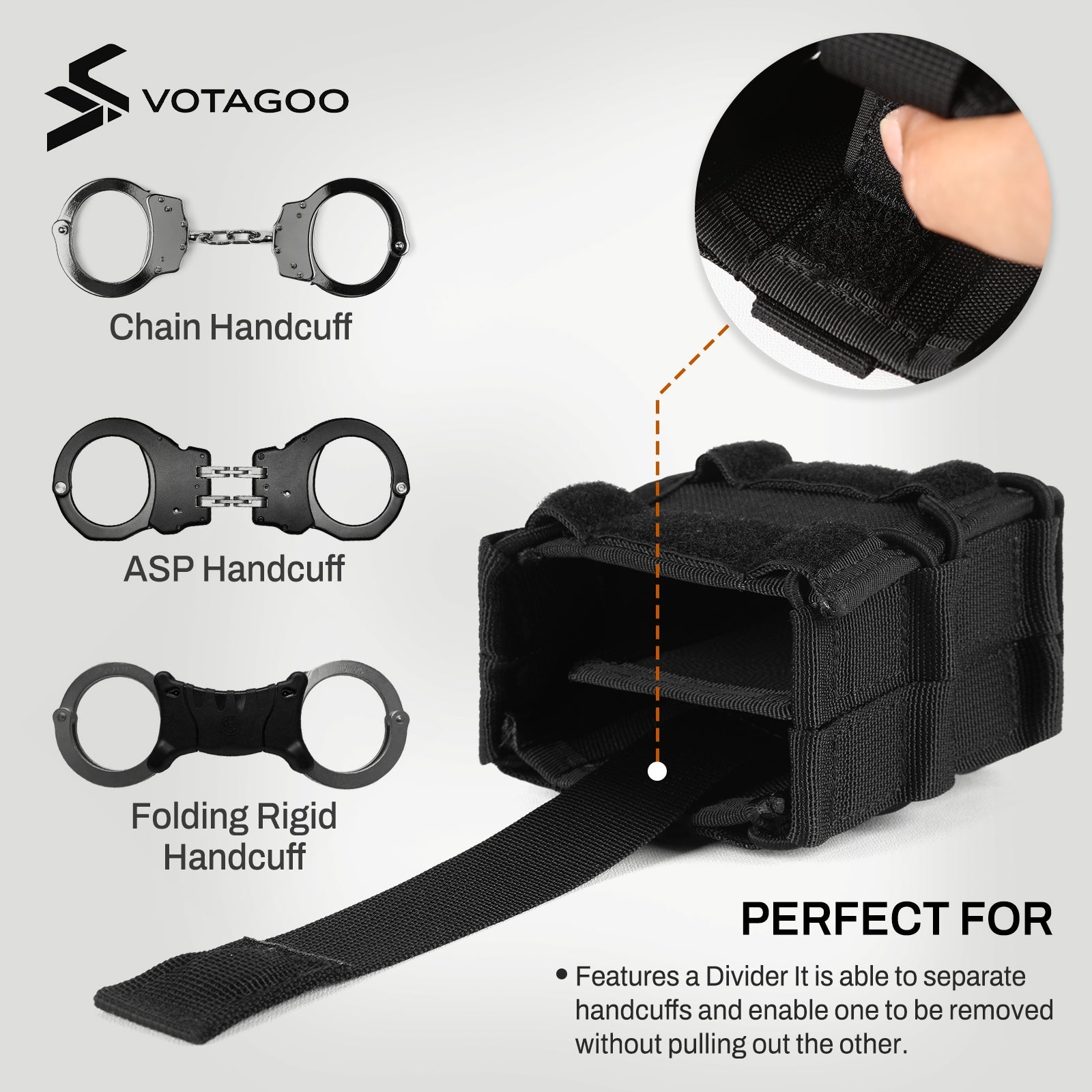VOTAGOO® Double Handcuff Pouch