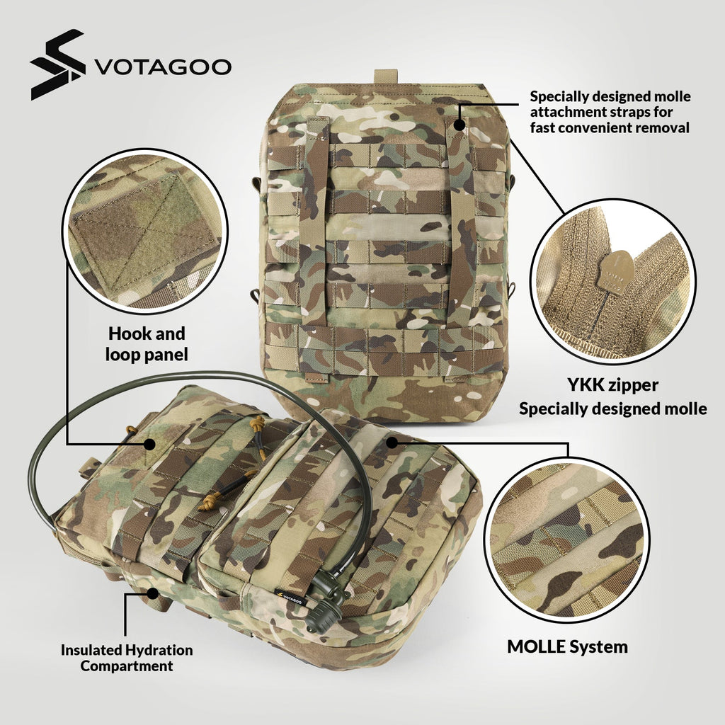 VOTAGOO® Tactical Molle Hydration Pack 3L