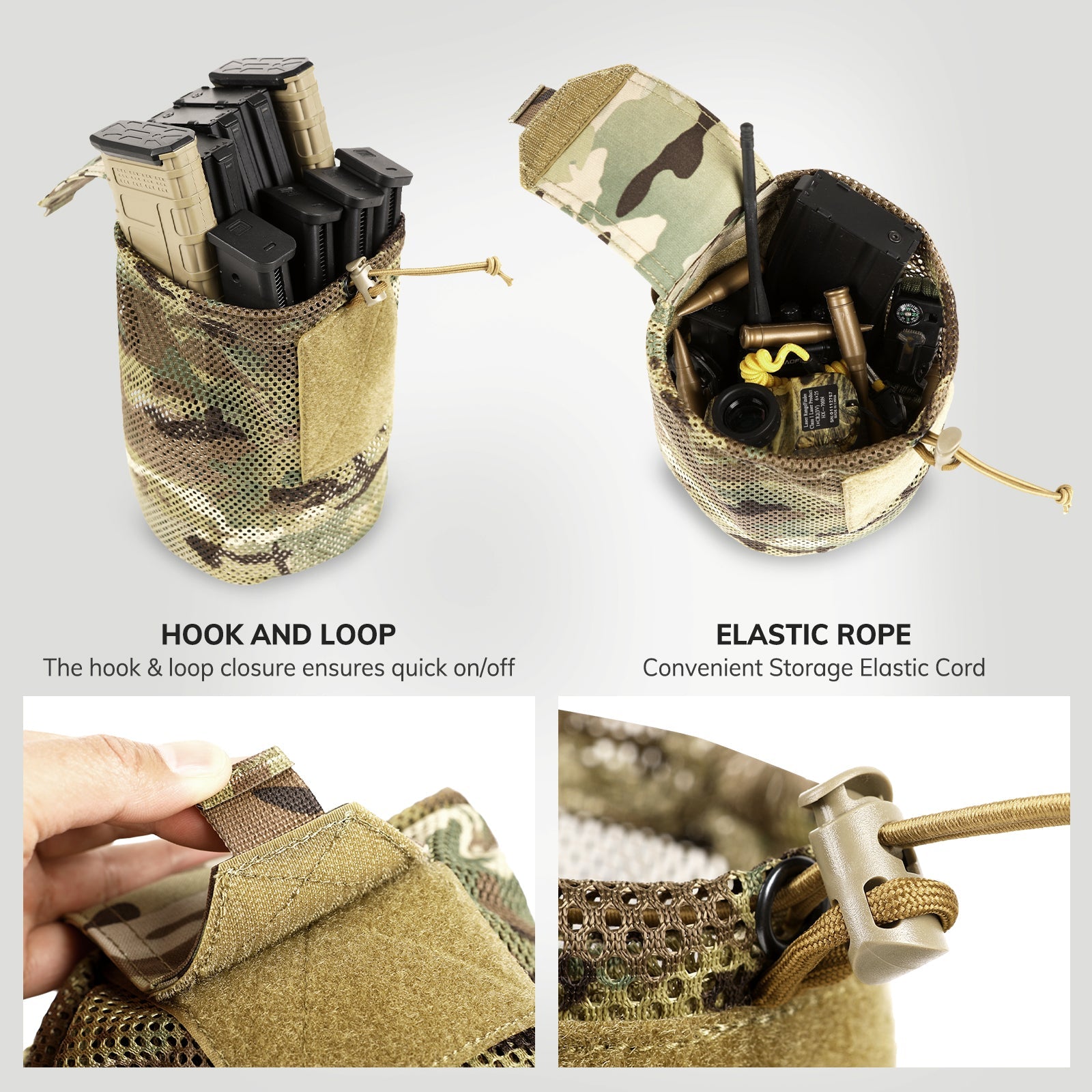 VOTAGOO® Mesh Dump Pouch