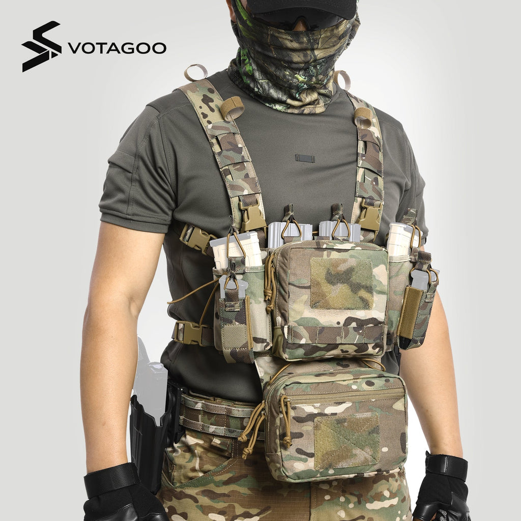 VOTAGOO® Adjustable & Detachable Tactical Chest Rig