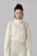 High Neck Fleece Jacket