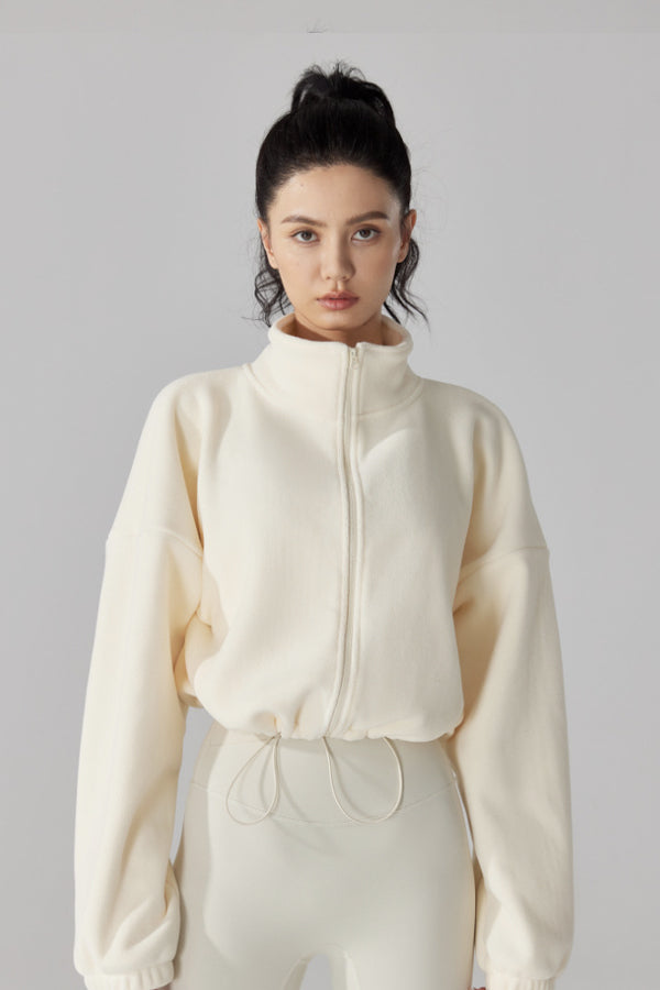 High Neck Fleece Jacket