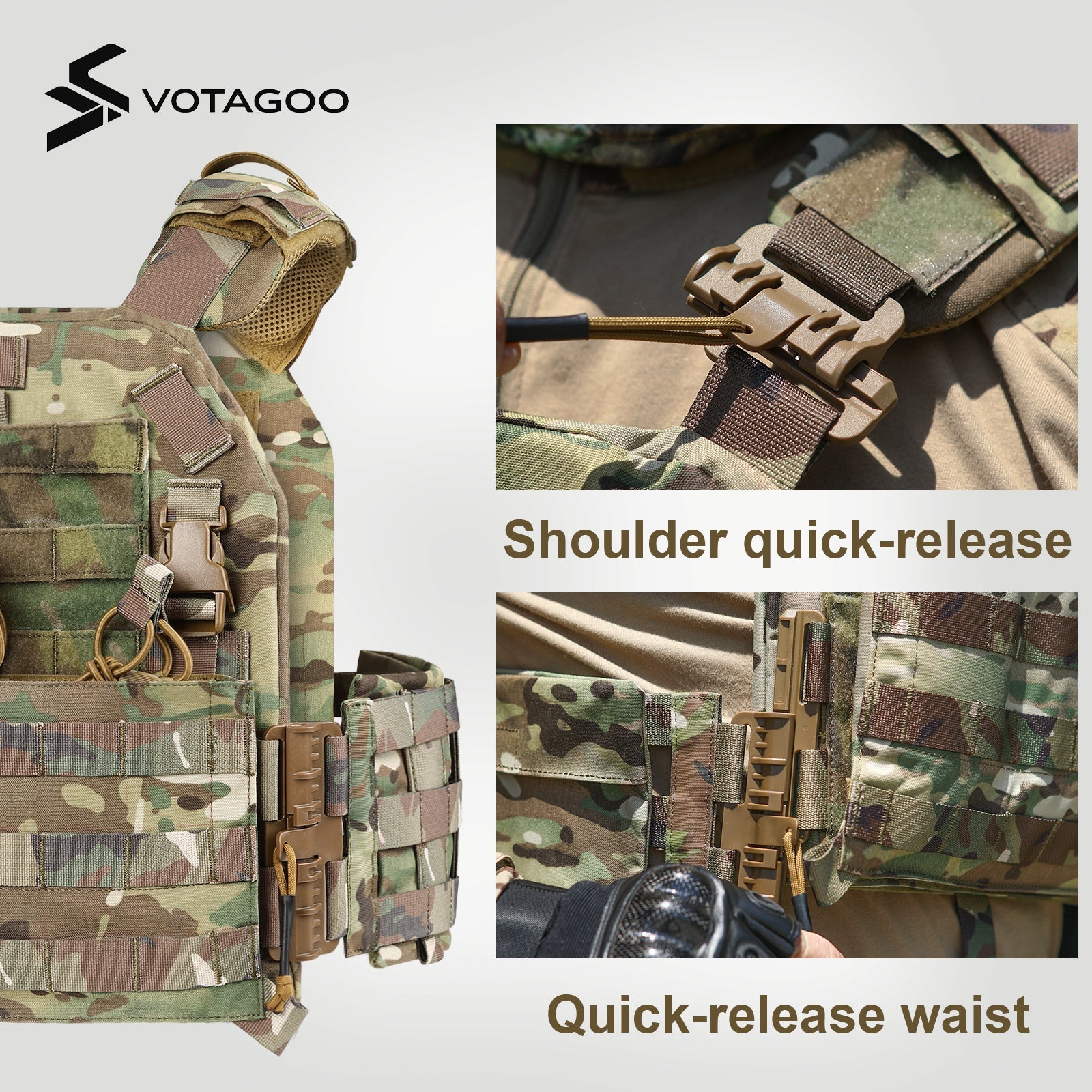 VOTAGOO® Airsoft Tactical Vests