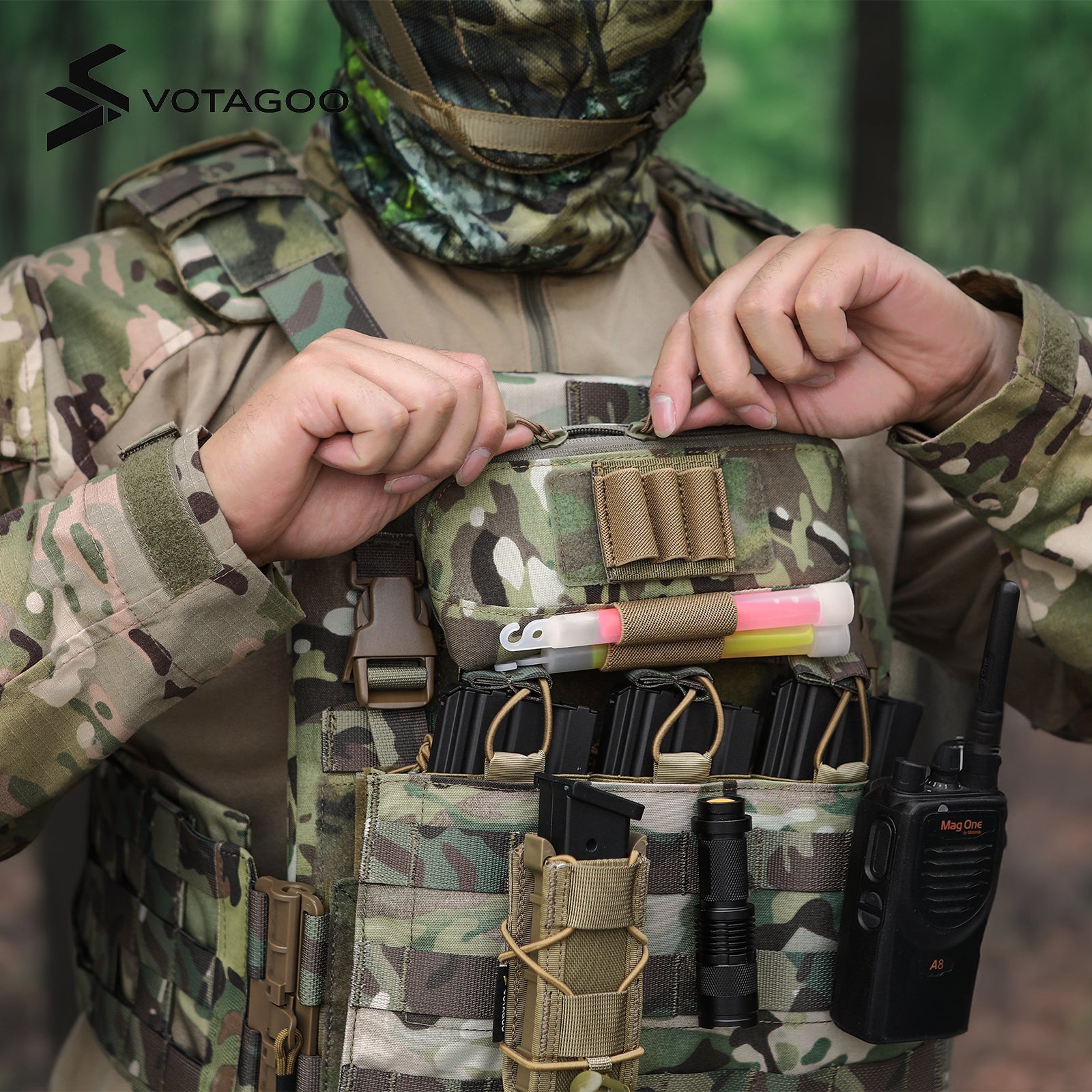 VOTAGOO® Tactical Molle Admin Pouch