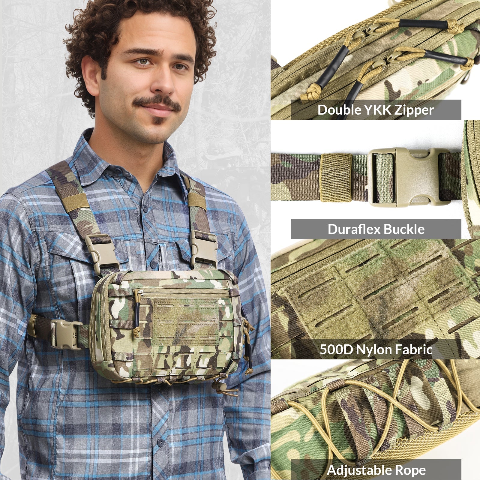 VOTAGOO® Tactical EDC Chest Rig