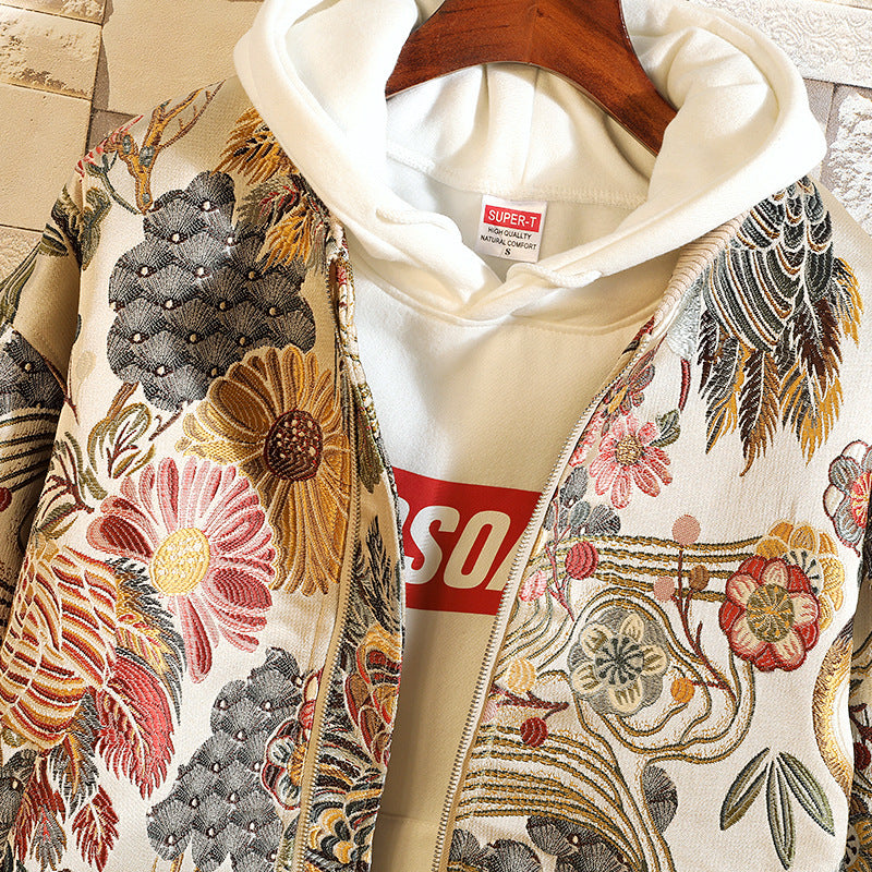 Hong Kong style embroidered coat