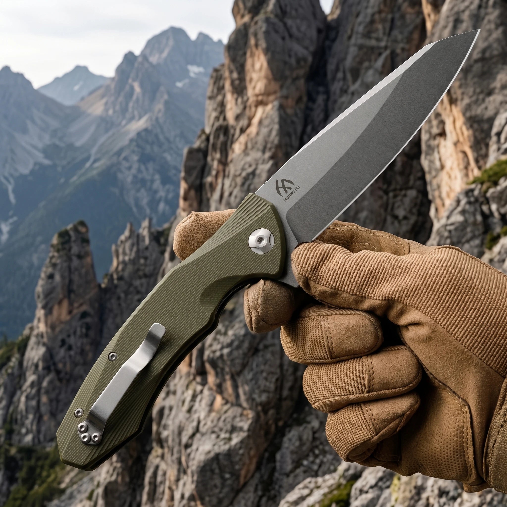 High quality folding knife, multifunctional tool, suitable for outdoor knives in various environments, men's gift