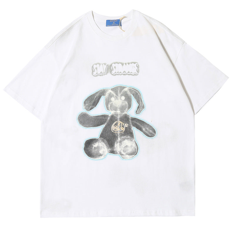 Men's loose FOG style short sleeve T-shirt