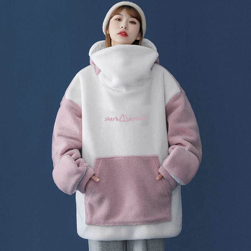 Fat Sister Coat Embroidered Pullover Top