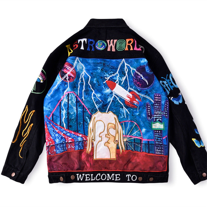 Invincible Heavy Industries Embroidered Denim Jacket