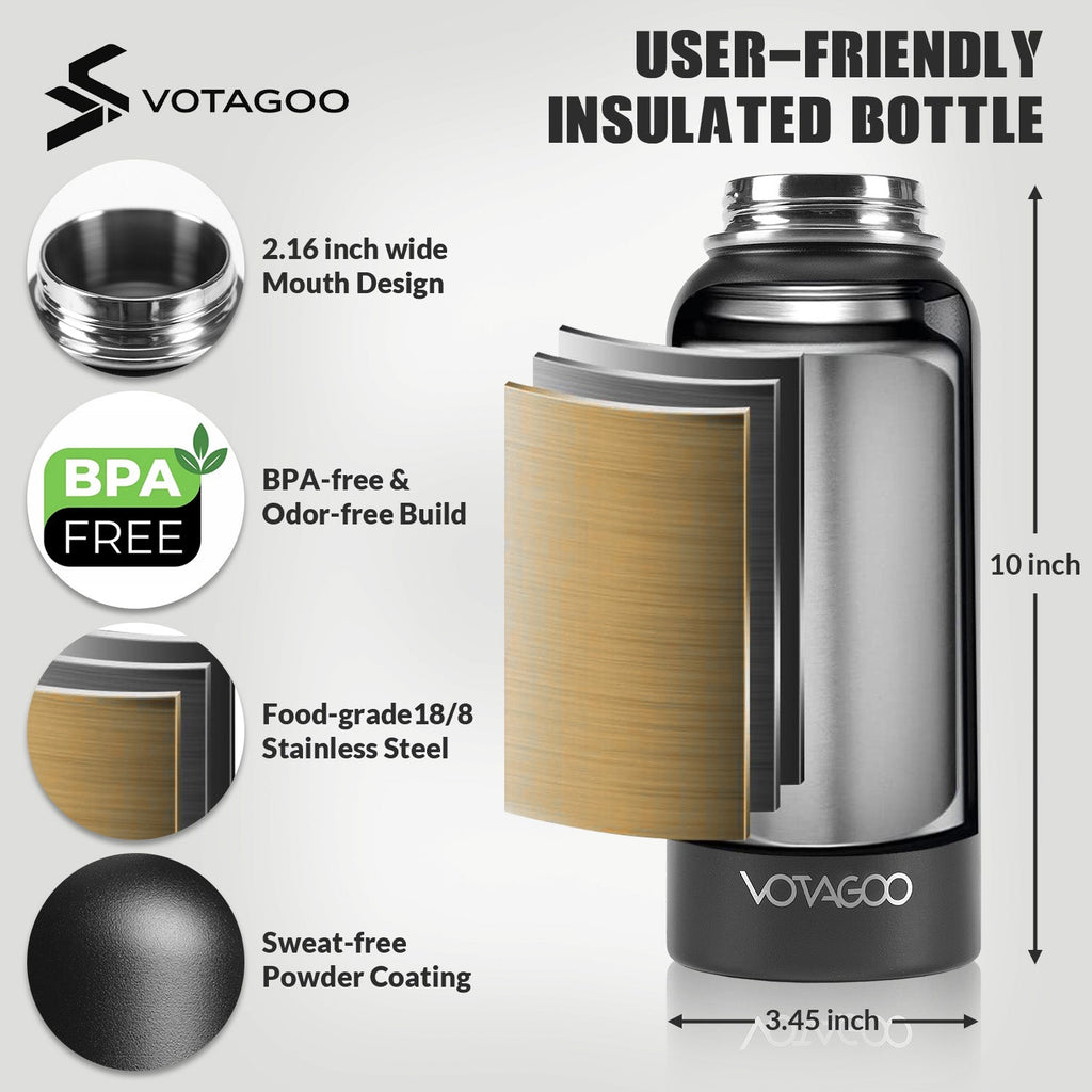 VOTAGOO® 32Oz Tactical Water Bottle-3