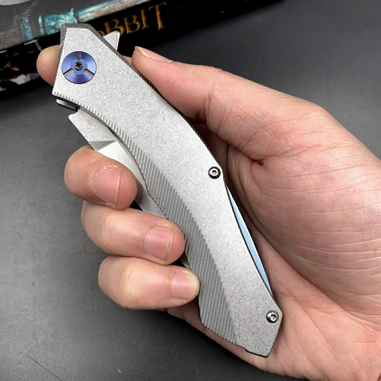 High Hardness Outdoor Folding Knife Portable Spring