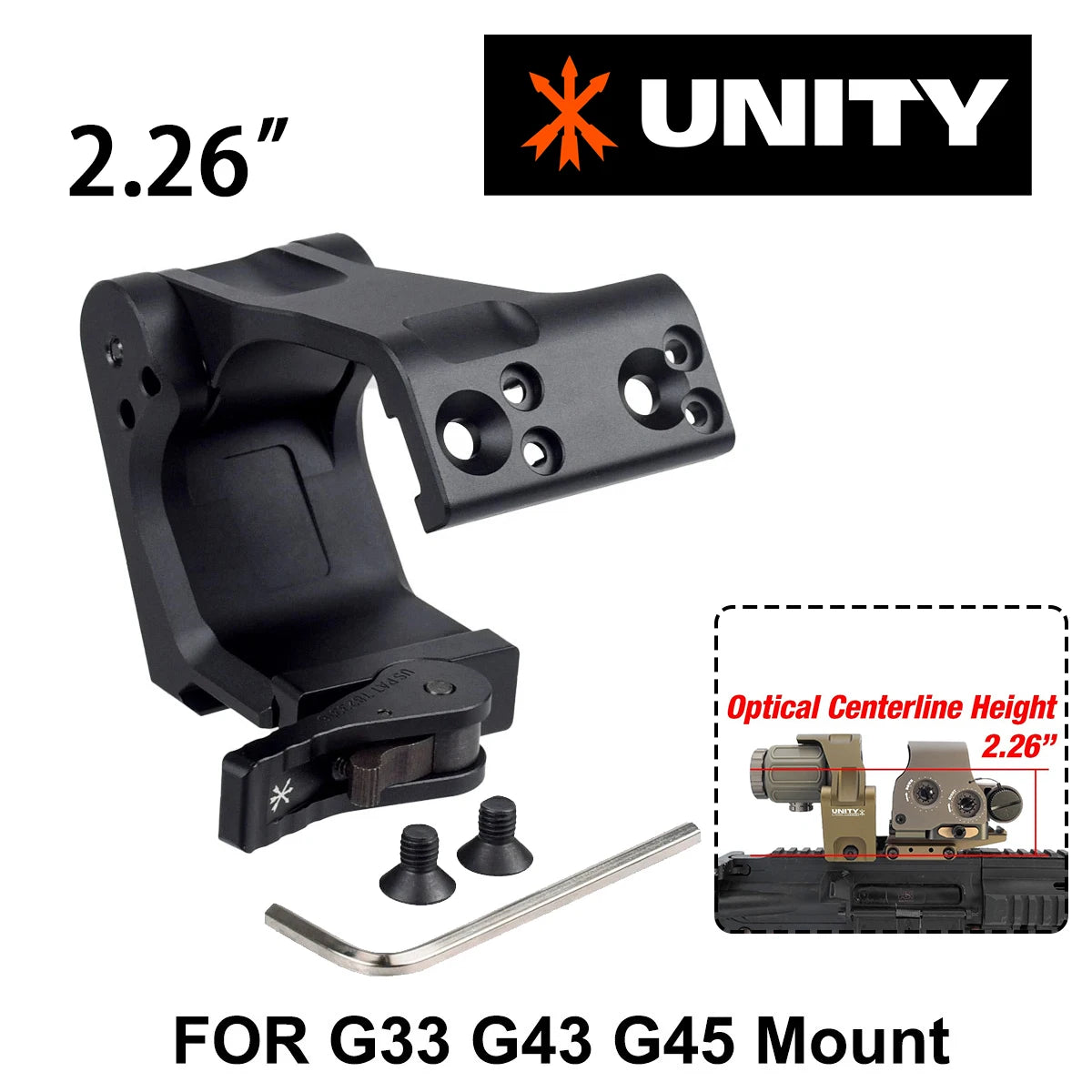 EOTECH G43 G33 G45 3X 5X Magnifier Scope EOTECH 558 Holographic Collimator Red Dot Sight 20mm Rail Hunting Airsfot Optics Scope