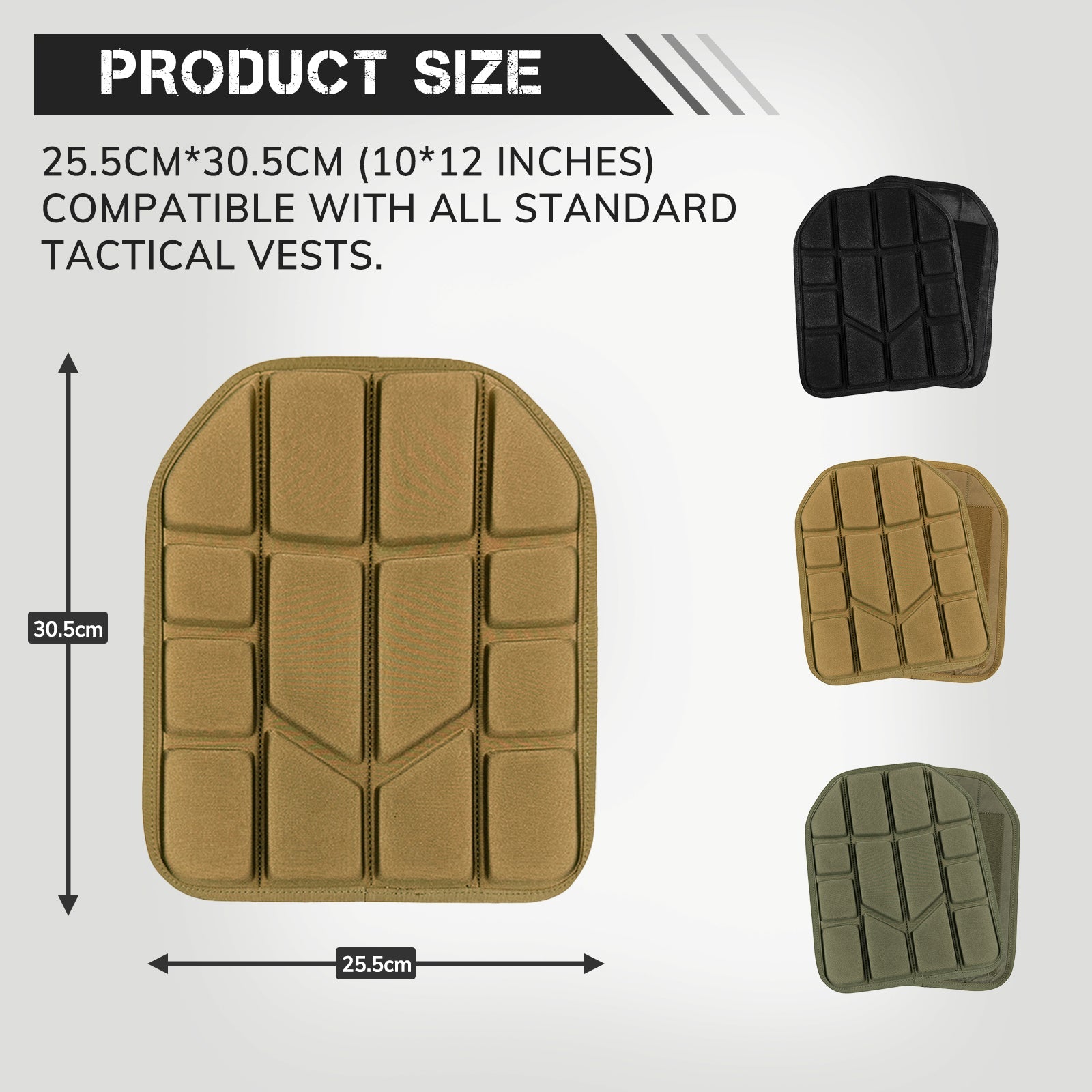 VOTAGOO® Tactical Vest Pad (2 Pcs)