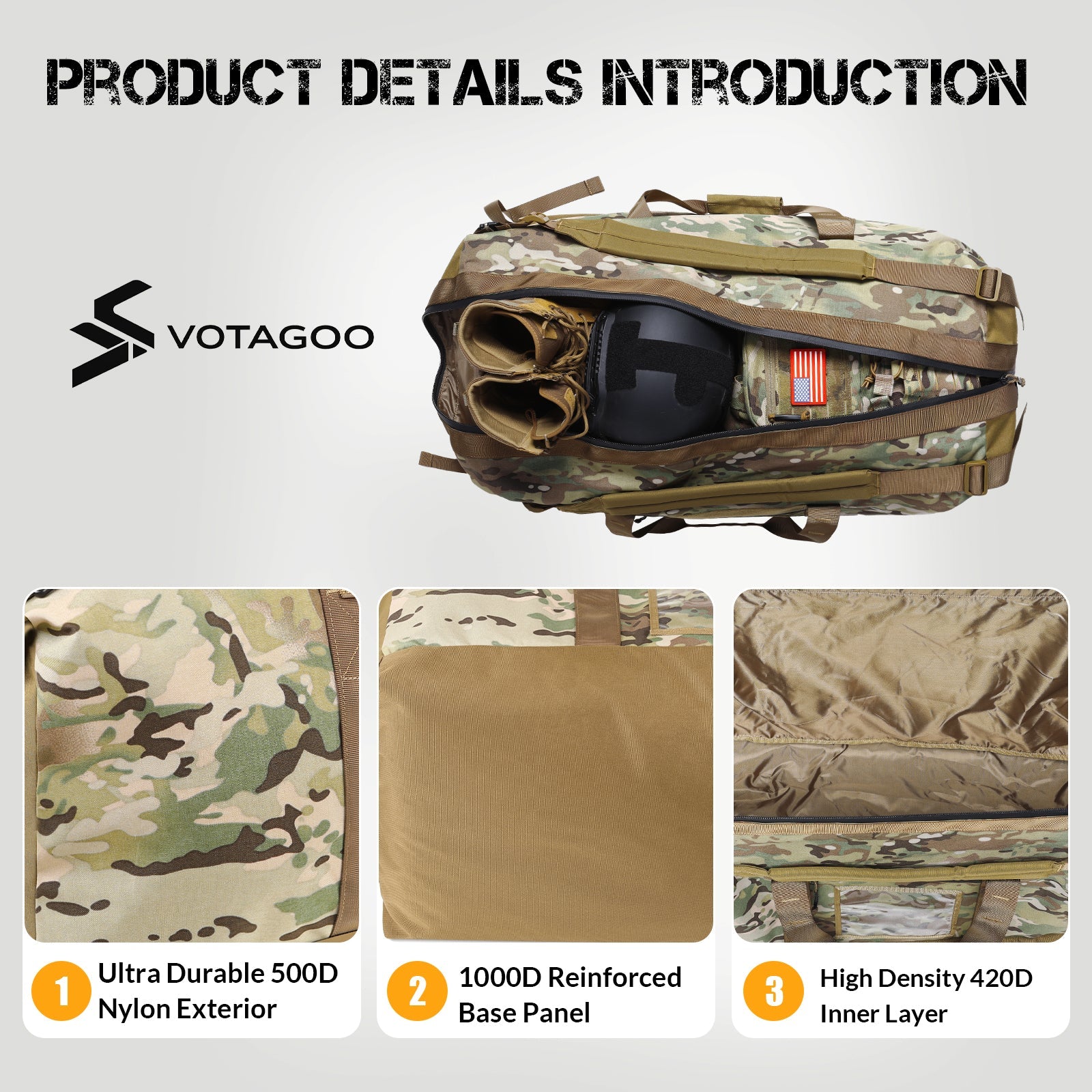 VOTAGOO® 130L Travel Duffel Bag