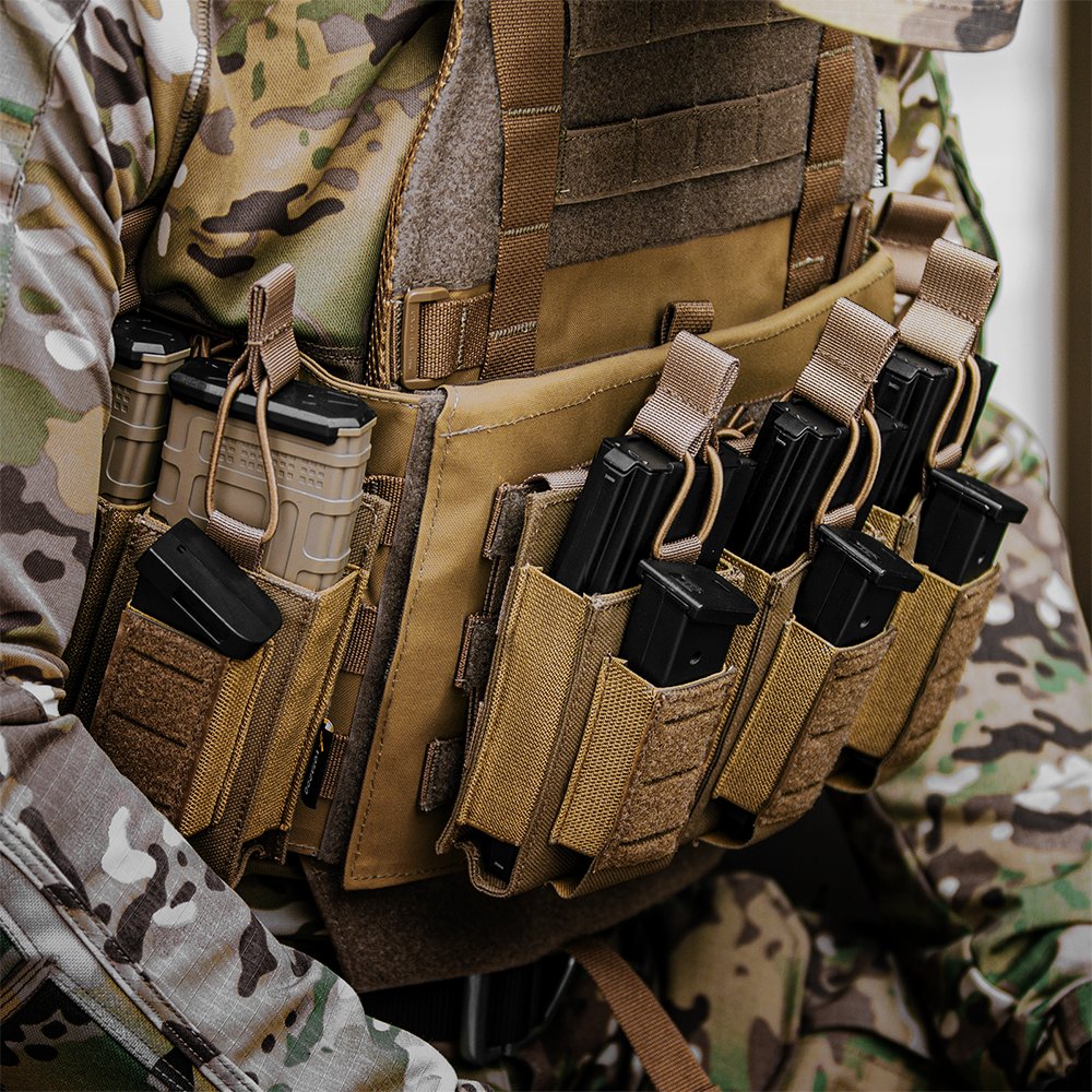 Molle Mag Pouch 5.56mm 9mm Open-Top Magazine Pouch-2