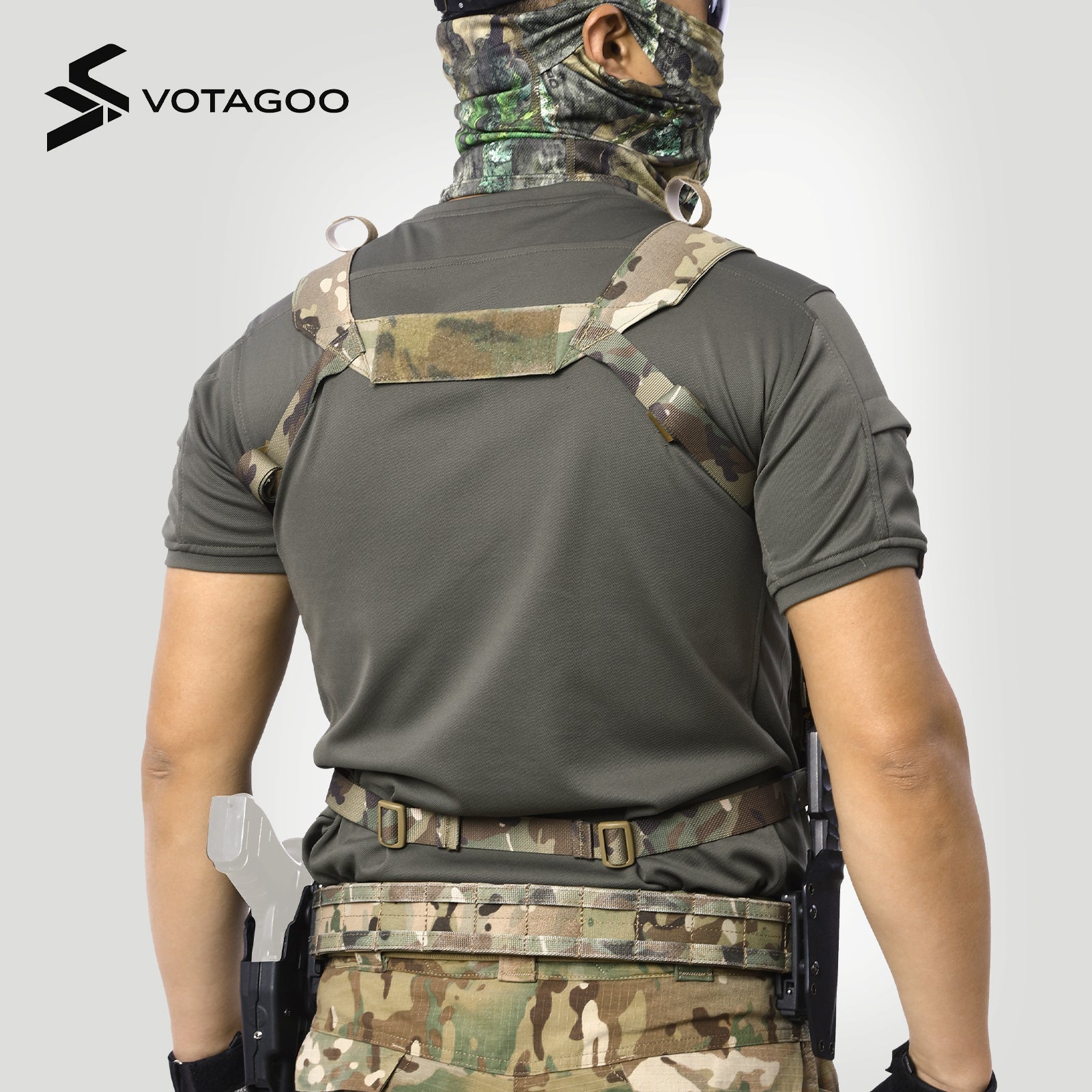 VOTAGOO® Adjustable & Detachable Tactical Chest Rig