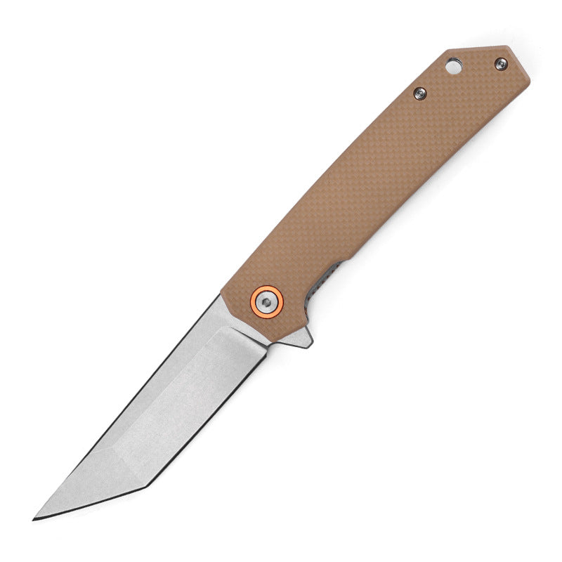 G10 Handle High Hardness Portable Folding Knife