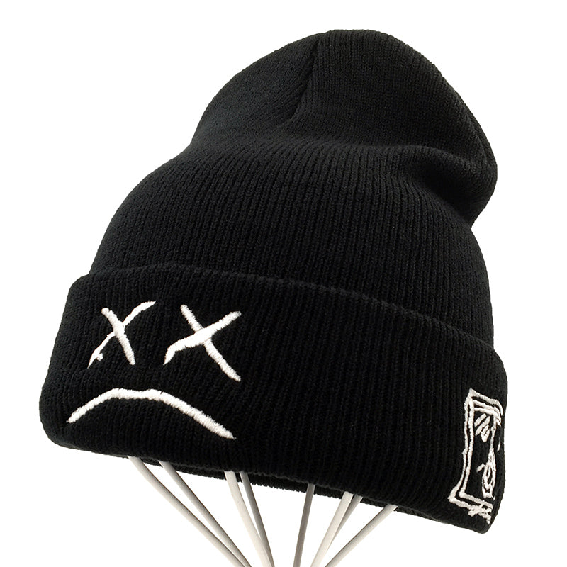 Embroidered knitted hat