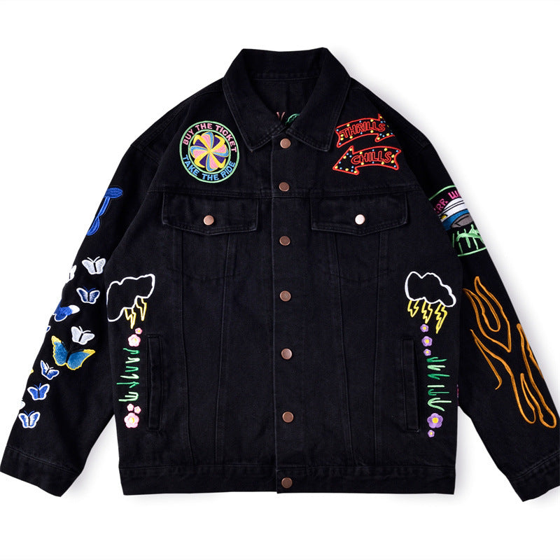 Invincible Heavy Industries Embroidered Denim Jacket