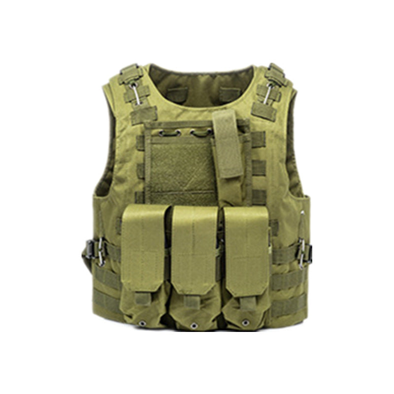 Amphibious Tactical Vest Vest MOLLE Camouflage Multifunction Lightweight Combat Vest CS Chicken Eating Tactical Equipment