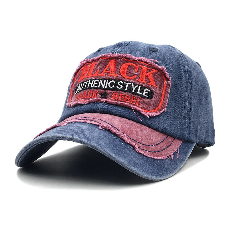 Men's embroidered casual baseball cap