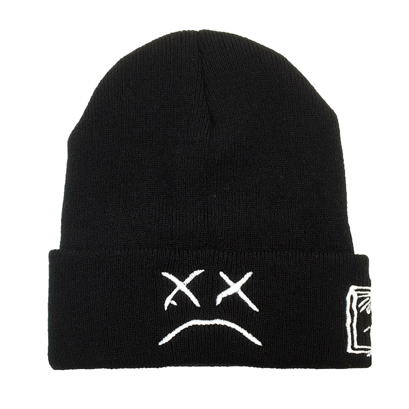 Embroidered knitted hat