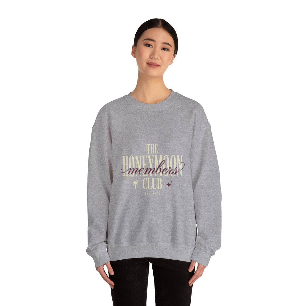 Honeymoon Members Club Sweatshirt | Bride Era, Engaged Slogan