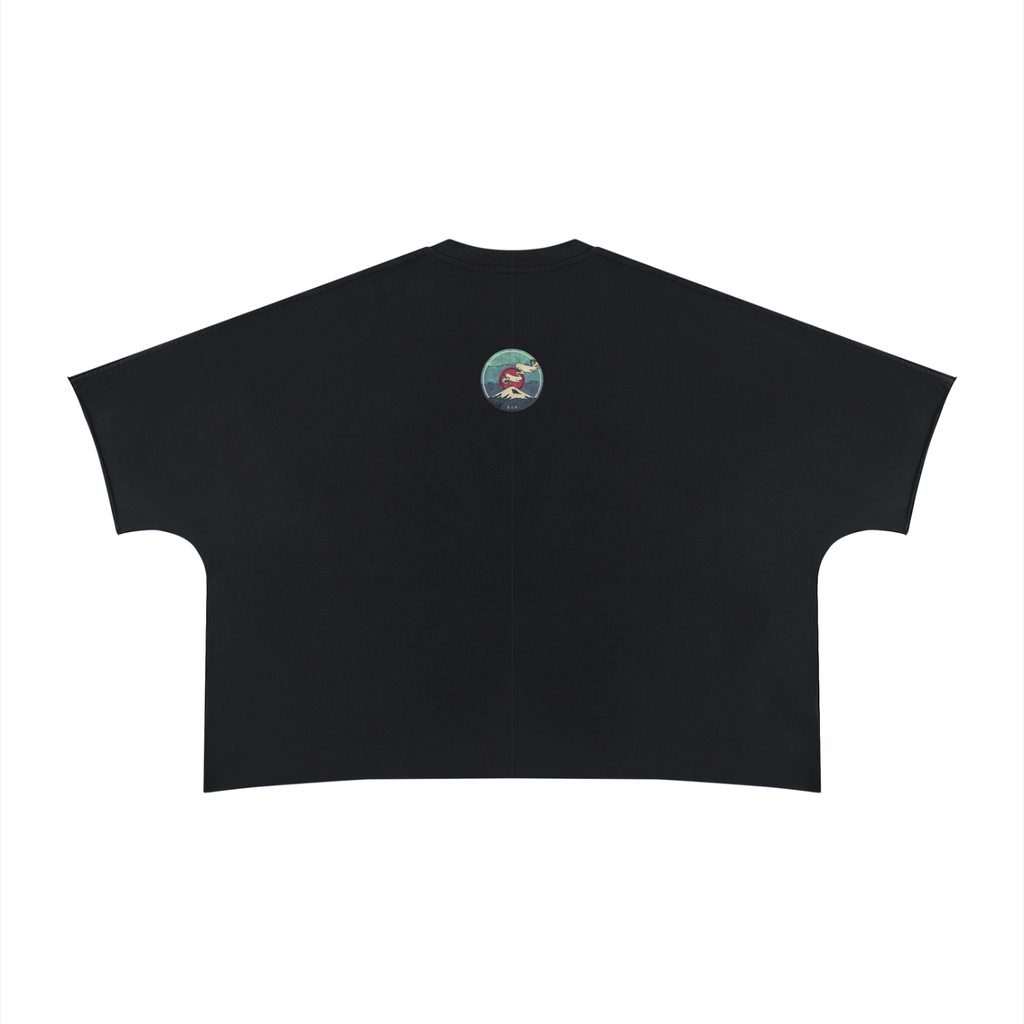 Unisex Heavyweight Boxy Raw Edge T-Shirt