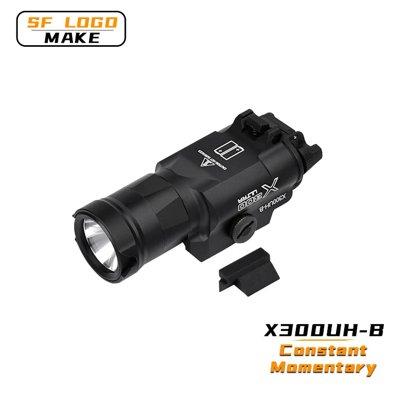 Surefir X300 X300U Ultra X300V XH35 Metal Strobe LED Light Fit 20mm Rail Hanging Hunting Flashlight Airsoft Tactical Pistol gun